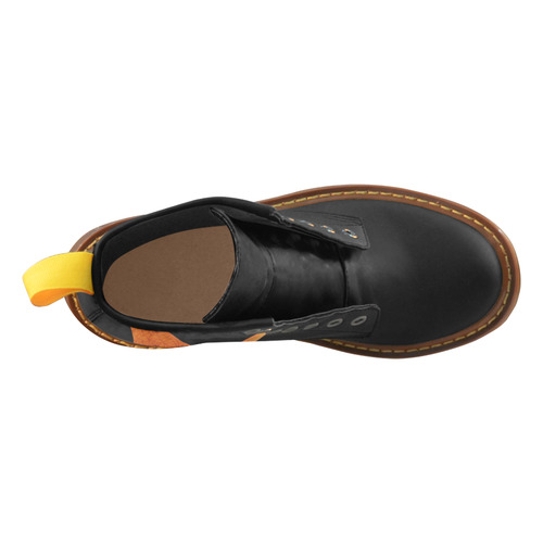 Pumpkin Witch High Grade PU Leather Martin Boots For Men Model 402H