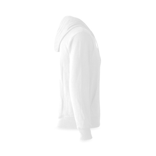 This My Color Pure White Oceanus Hoodie Sweatshirt (Model H03)