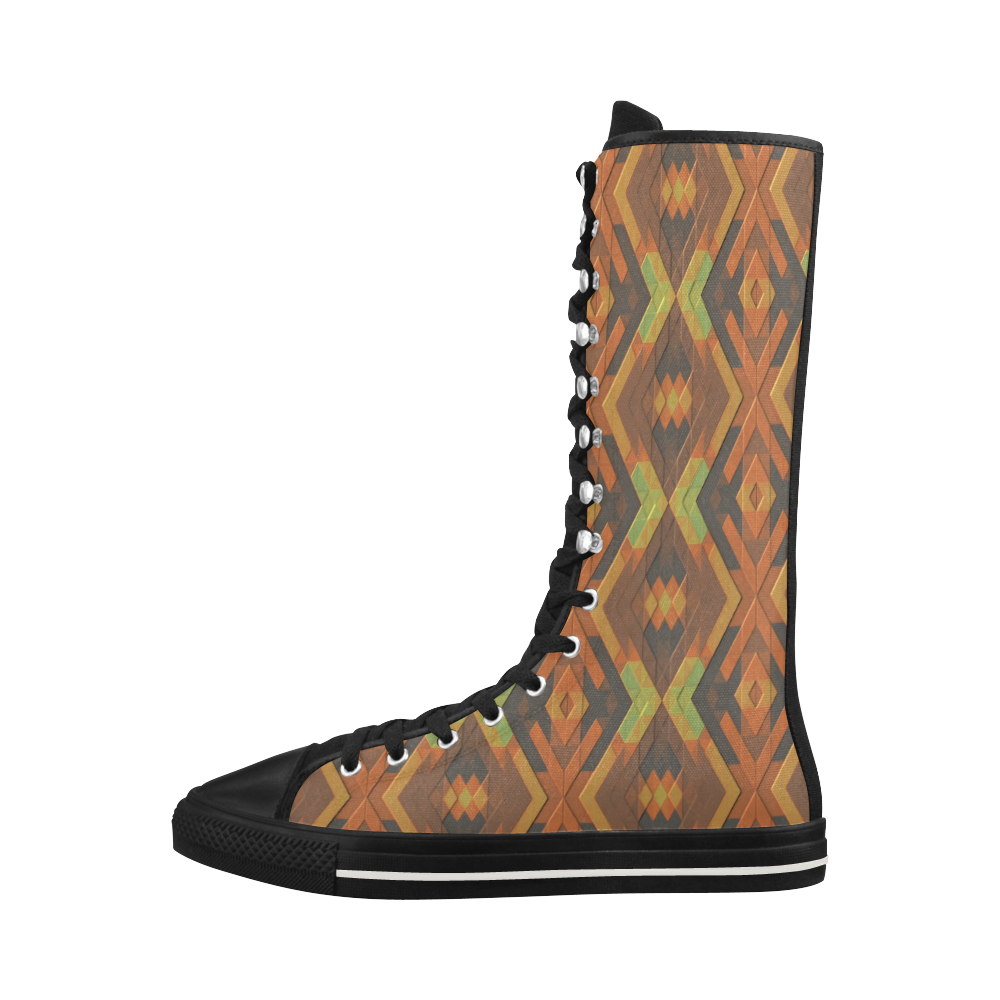 canvas tall boots