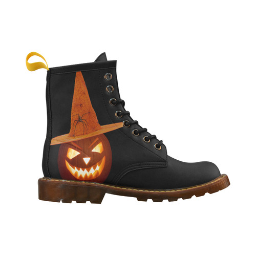 Pumpkin Witch High Grade PU Leather Martin Boots For Men Model 402H
