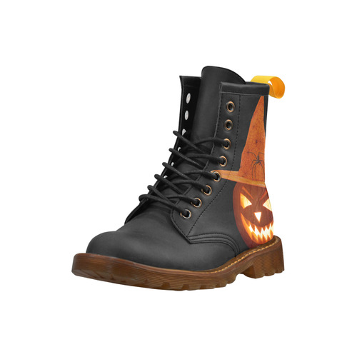 Pumpkin Witch High Grade PU Leather Martin Boots For Men Model 402H