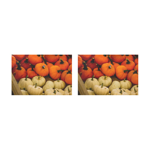 Pumpkins 2 - 2 Placemats Placemat 12’’ x 18’’ (Two Pieces)