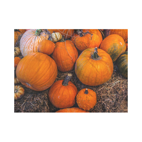 Pumpkins - 4 Placemats Placemat 14’’ x 19’’ (Four Pieces)