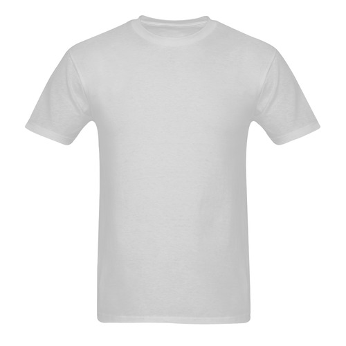 This My Color Light Gray Sunny Men's T- shirt (Model T06)