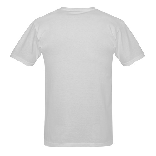 This My Color Light Gray Sunny Men's T- shirt (Model T06)