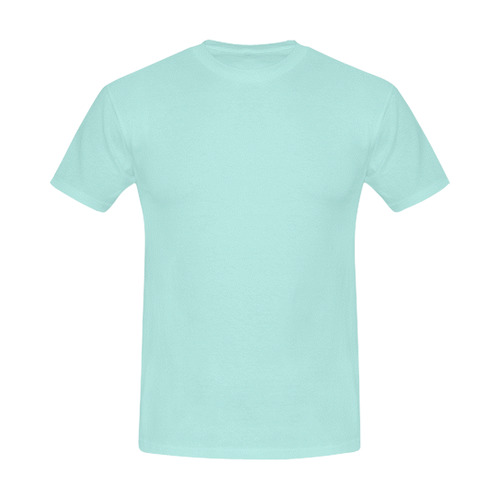This My Color Light Blue Men's Slim Fit T-shirt (Model T13)