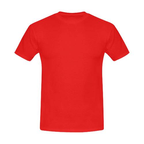 This My Color Bright Red Men's Slim Fit T-shirt (Model T13)