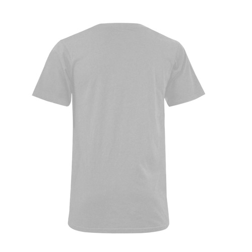 This My Color Gray Men's V-Neck T-shirt (USA Size) (Model T10)
