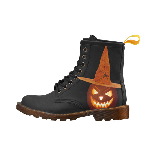 Pumpkin Witch High Grade PU Leather Martin Boots For Men Model 402H