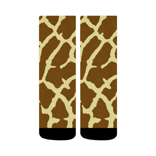 Giraffe Print Crew Socks