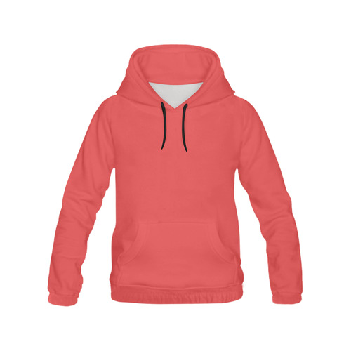 This My Color Light Red All Over Print Hoodie for Men (USA Size) (Model H13)