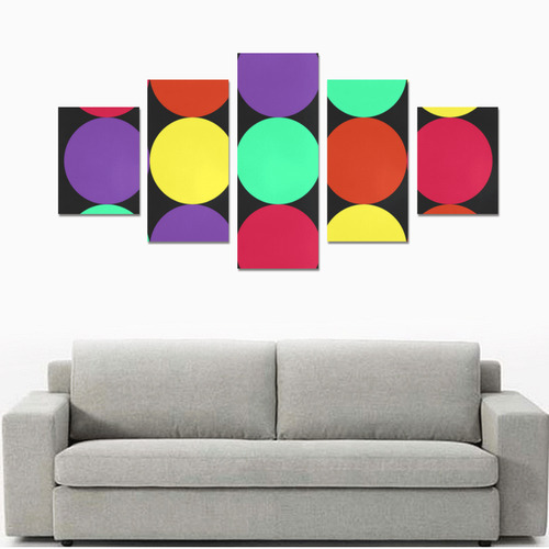 DOTS-5 Canvas Print Sets B (No Frame)