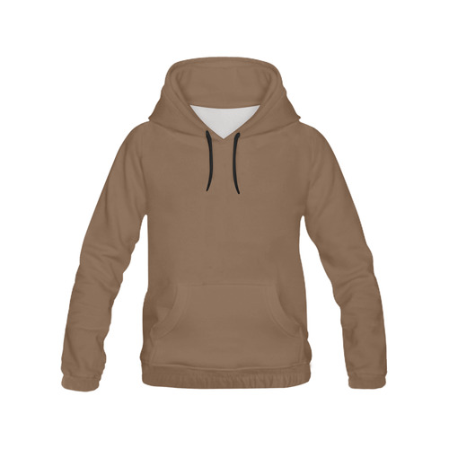 This My Color Earth Brown All Over Print Hoodie for Men (USA Size) (Model H13)