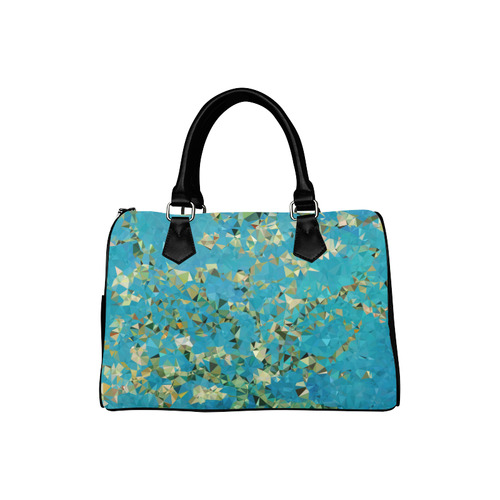 Van Gogh Blossoming Almond Tree Triangles Boston Handbag (Model 1621)