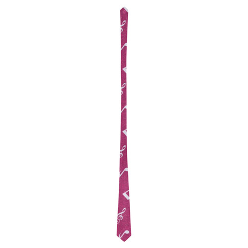 cute music pattern E Classic Necktie (Two Sides)