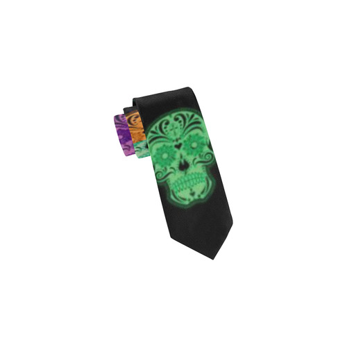 Color mix Skulls E by JamColors Classic Necktie (Two Sides)