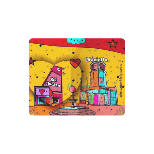 Marietta Popart 2018 by Nico Bielow Rectangle Mousepad