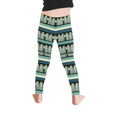 Ishatr Gate Kids Leggings Kid's Ankle Length Leggings (Model L06)