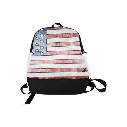 American Flag Backpack Fabric Backpack for Adult (Model 1659)