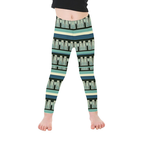 Ishatr Gate Kids Leggings Kid's Ankle Length Leggings (Model L06)