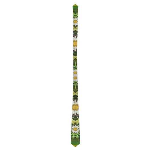 Bread sticks and fantasy flowers in a rainbow Classic Necktie (Two Sides)