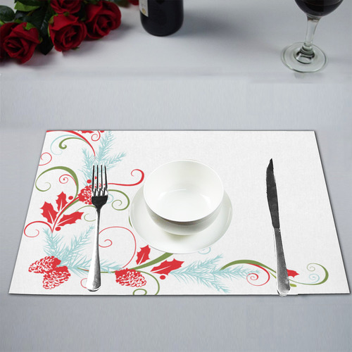 Chirstmas Swirls Placemat 12’’ x 18’’ (Set of 4)