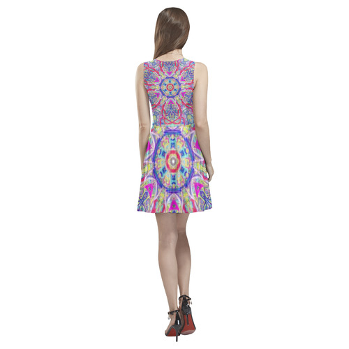 Thleudron Artemis Thea Sleeveless Skater Dress(Model D19)