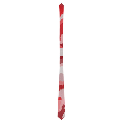 camouflage red Classic Necktie (Two Sides)