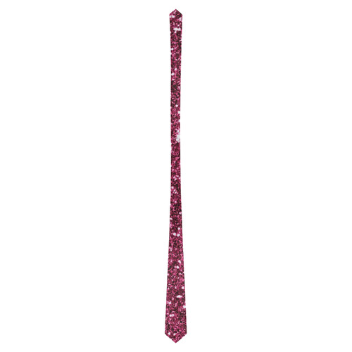 New Sparkling Glitter Print J by JamColors Classic Necktie (Two Sides)