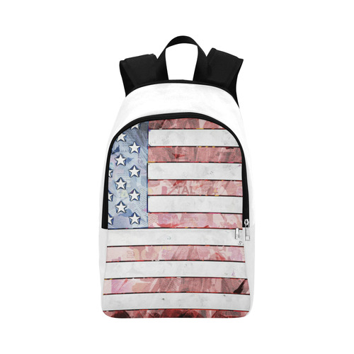 American Flag Backpack Fabric Backpack for Adult (Model 1659)