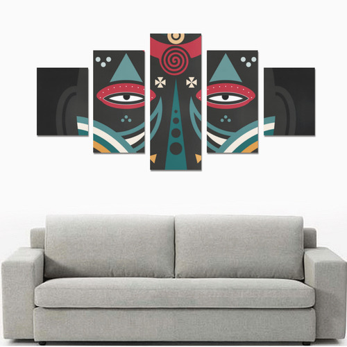 Maasai Warrior Canvas Print Sets B (No Frame)