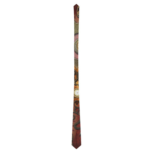 Steampunk, awesome glowing hearts Classic Necktie (Two Sides)