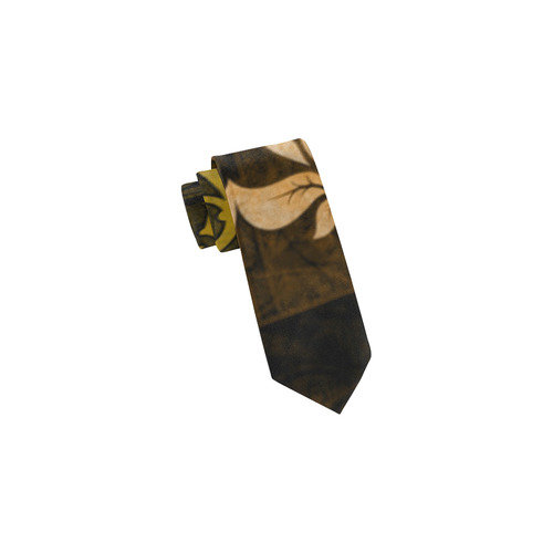 Music, clef with leaves Classic Necktie (Two Sides)
