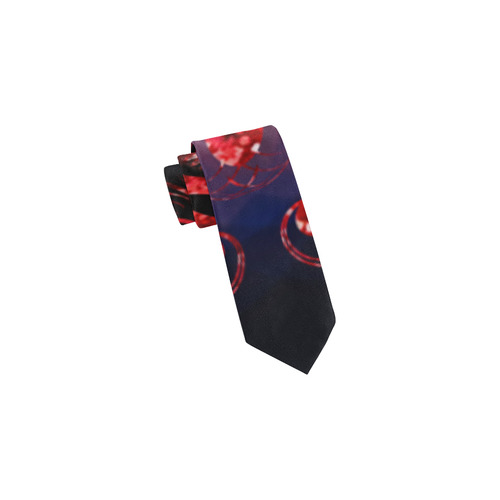 Music, key notes on dark background Classic Necktie (Two Sides)