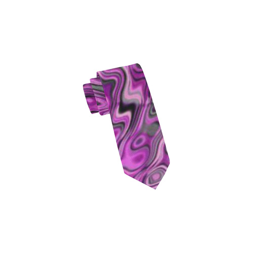 melting swirl B by FeelGood Classic Necktie (Two Sides)