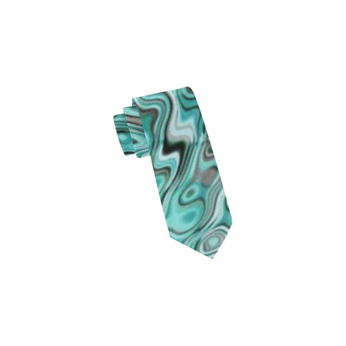melting swirl D by FeelGood Classic Necktie (Two Sides)