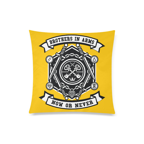 Keys Yellow Custom Zippered Pillow Case 20"x20"(Twin Sides)