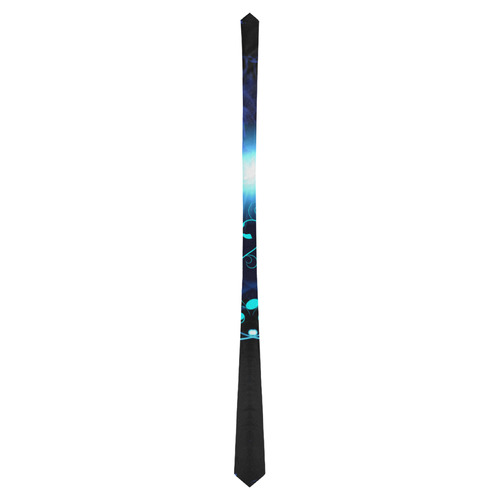 Key notes with glowing light Classic Necktie (Two Sides)