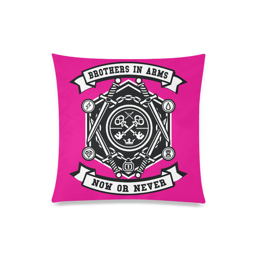 Keys Pink Custom Zippered Pillow Case 20"x20"(Twin Sides)