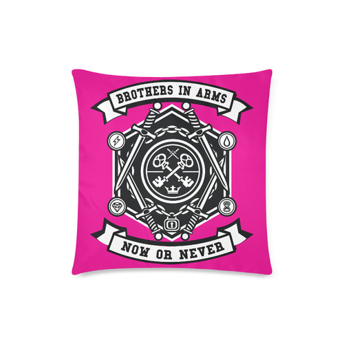 Keys Pink Custom Zippered Pillow Case 18"x18"(Twin Sides)