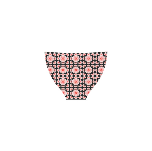 romantic pink rose pattern bikini Custom Bikini Swimsuit (Model S01)
