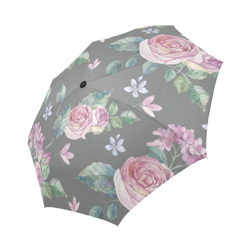 Rose Garden Auto-Foldable Umbrella (Model U04)