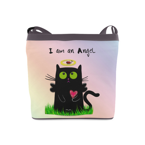 angelic cat and ladybug Crossbody Bags (Model 1613)