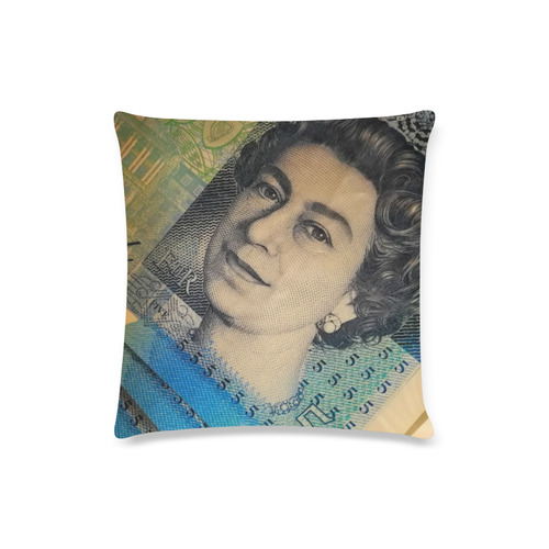 FIVE POUNDS Custom Zippered Pillow Case 16"x16"(Twin Sides)