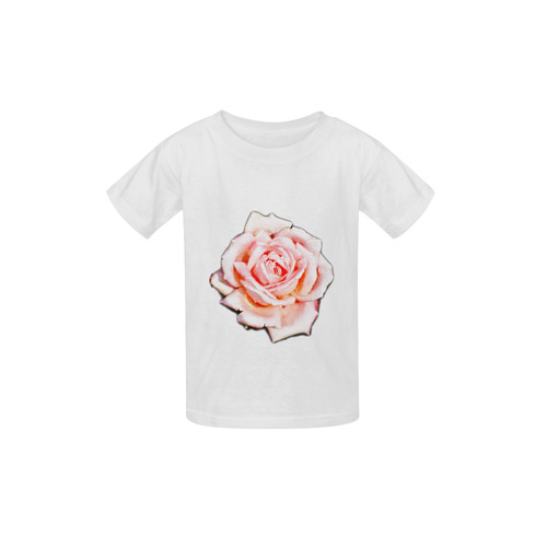 pink rose kids shirt Kid's  Classic T-shirt (Model T22)