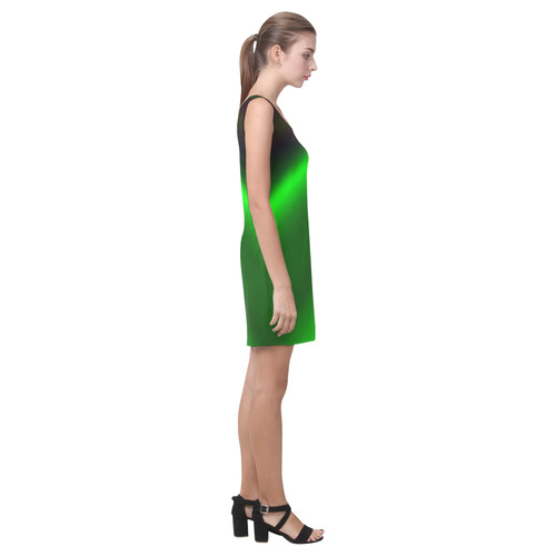 Emerald fire Medea Vest Dress (Model D06)