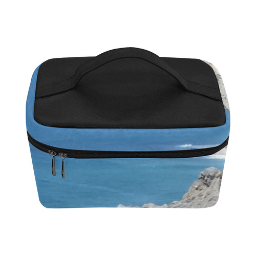 Block Island Bluffs - Block Island, Rhode Island Cosmetic Bag/Large (Model 1658)