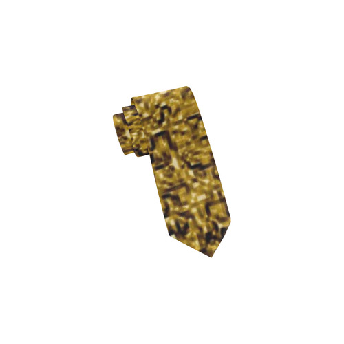 Faux Goldflaked Classic Necktie (Two Sides)