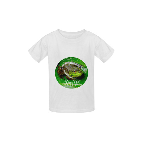 smiling frog kids shirt Kid's  Classic T-shirt (Model T22)