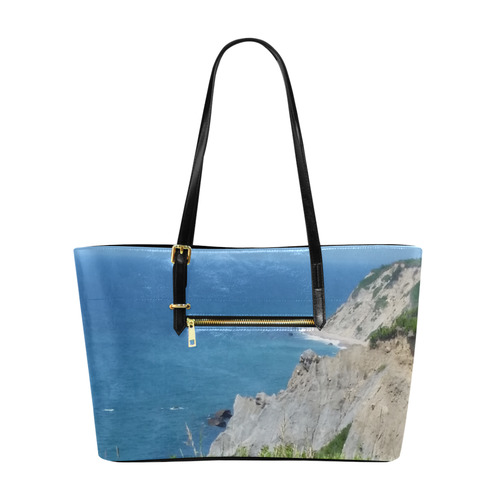 Block Island Bluffs - Block Island, Rhode Island Euramerican Tote Bag/Large (Model 1656)